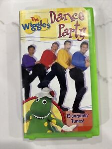 The Wiggles Dance Party (VHS 2001) Lyrick Studios Clamshell