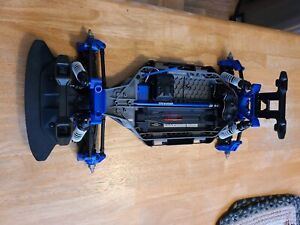 Traxxas Rally 4x4 BL-2S LCG Roller Slider 1/10 Chassis Upgraded New READ