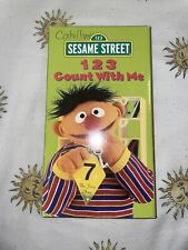 Sesame Street - 1 2 3 Count With Me (VHS, 1997)