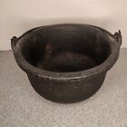 Vintage Cast Iron Bean Pot Cauldron 8