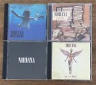 Lot Of 4 Nirvana CD’s, Used, In Utero, Sliver, Nevermind, Nirvana