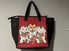 Chinese Lucky Cat Totoe Grocery Bag 16 x 11
