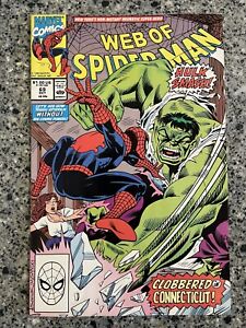 WEB OF SPIDER-MAN #69 VF (Marvel 1990) The Incredible Hulk