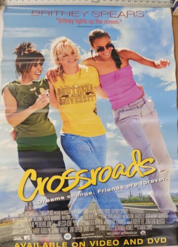 Britney Spears , in Crossroads 27 x 39.75  DVD promotional Movie poster