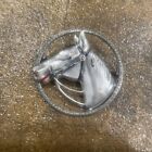 Vtg Sterling Silver UNCAS Western Horse Head Brooch Pin Equestrian 925 Open