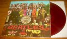 BEATLES Sgt Pepper's Lonely Hearts Club Band japan RED colored vinyl LP Odeon OG