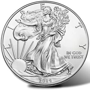 New Listing2014 American US Silver Eagle Flip Holder Brilliant Uncirculated. Free Shipping
