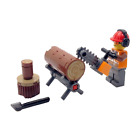 LEGO® Lumberjack Logger Wood Cutter Forester Minifigure Tree Surgeon Feller Gift