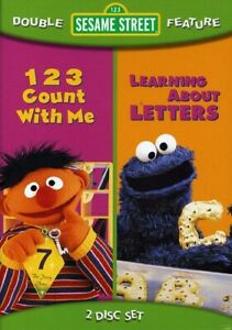 Sesame Street - 123 Count With Me / Learning About Letters [New DVD] Full Frame