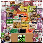 Asian Tasty Snack Box Ultimate 50 Count Variety Candy Treat Care Package Sampler