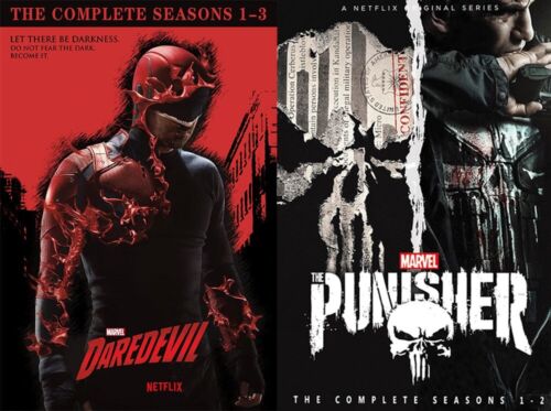 Daredevil The Complete Series Season 1-3 & The Punisher Season 1-2 DVD Brand New
