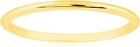 Solid 14k Wedding Band Ring in White, Yellow or Rose Gold 1mm Thin Stacking Band