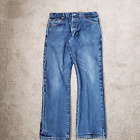 Levis 517 Jeans Mens 33x30 Boot Cut Blue Denim Red Tab Medium Wash Tag 34x32
