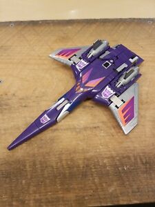 1986 Transformers Decepticon Jet-Cyclonus Blue Ears Early Version-Incomplete
