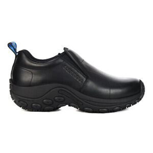 Merrell Men's Jungle Moc 2 Pro Black Leather Slip-On Shoes