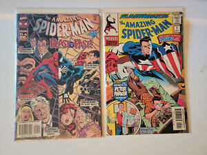 Lot of 2 Marvel The Amazing Spider-Man #1 Flashback/Blast From the Past 96