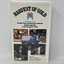 HARVEST OF GOLD Story of the Tenth Pan American Games Indianapolis 1987 VHS RARE