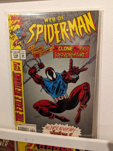 Web of Spider-Man #118 First Appearance Of Ben Reilly, With Inserts Marvel Comic
