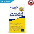 Equate Hemorrhoidal Suppositories, Relief from Burning, Itching and Discomfor...