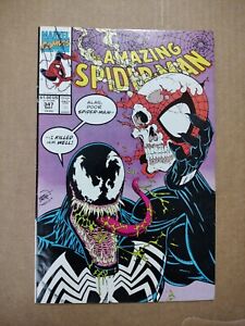 Amazing Spiderman #347 - Venom - Marvel Comics 1991  -  FN