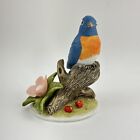 Vintage 1993 On Nature's Wing Bluebird Blue Bird Porcelain Figurine Munro
