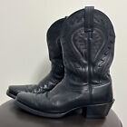 Ariat Black Leather Legend Phoenix Western Cowboy Boots 13 13D **NO INSOLES**