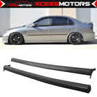 Fits 01-05 Honda Civic 2 4Dr RS Style Side Skirts Rocker Pannel Unpainted PP (For: Honda Civic)
