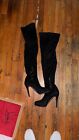 CHRISTIAN LOUBOUTIN MONICARINA SUEDE THIGH HIGH OVER THE KNEE BOOTS