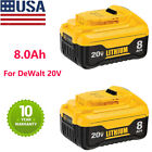 Battery Replacement for DeWalt 20 Volt 8.0Ah Max DCB200 DCB205-2 DCB206 DCB204
