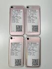 Lot of 4 Apple iPhone 7 MNAM2 128GB Rose Gold Unlocked A1660