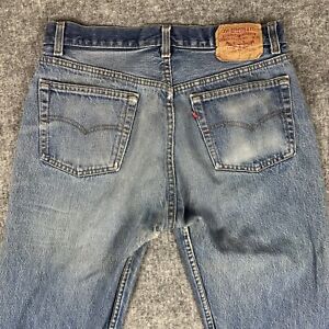 Vtg LEVIS 501XX Jeans 32x30 USA Made Faded Whiskered Red Wing 90s 1991