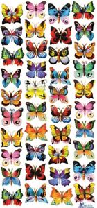 Violette Stickers Painted Butterfly Stickers  Scrapbook Craft Planner Supply