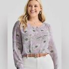 Cabi Spring '23 Collection Sale: Poppy Blouse - Large - Sheer