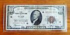 New Listing1929 $10 Chicago Federal Reserve Bank Note ~ Brown Seal