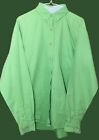 Women's Western Shirt Rod's Long Sleeve Cowgirl Lime Green Rodeo Size XL