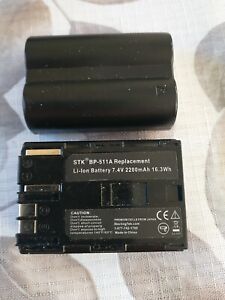 STK BP-511a BP-511 2 Pack Battery for Canon 5 D Mark 1.