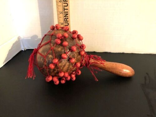 African Shekere Calabash Gourd Hand Percussion Shaker