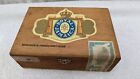 Vintage Empty Wooden Cigar Box - Royal Jamaica Seal - Robusto Maduro