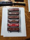 Micro Trains N Scale Box Car Set Of Six Cars In Original Boxes Excellent...