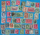 New ListingUS Stamps - Packet of about 45,  1800's stamps - 1358
