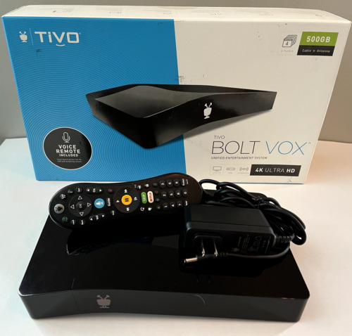 TiVo BOLT VOX Cable & OTA (Antenna) w/Lifetime All-in-Plan TCD849500v