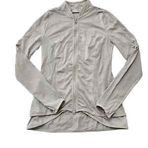 Adidas x Stella McCartney Women's Gray Zip Up Fitted Activewear Jacket. Size M