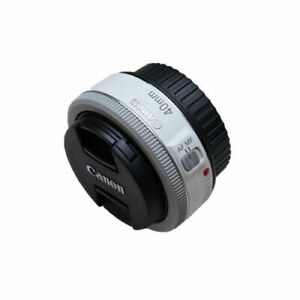 [Canon] EF 40mm f/2.8 STM Pancake Lens (Bulk Package) - White ⭐Tracking⭐