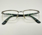 RAY BAN Half Rim Eyeglasses Frames RB 8411 2714 54-17-140 Gunmetal Carbon Fiber