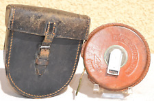 New ListingRARE GERMANY WW 2 1942 PIONEERS FIELD TAPE MEASURE WITH 1937 LEATHER BELT CASE