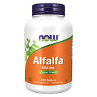 NOW FOODS Alfalfa 650 mg - 250 Tablets, Clearance for Best By 02/2025