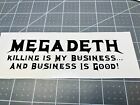 MEGADETH Decal / Sticker Many Sizes/Colors 