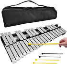 New Listing32 Keys Glockenspiel,Foldable Aluminum Xylophone for Adults, Percussion Instrume