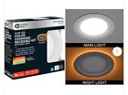 Commercial Electric Ultra Slim 6 in. Canless LED Recessed Light Trim Night Light