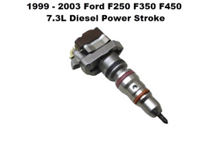 AD1831551C1 99 00 01 02 03 Ford F250 7.3L Diesel Powerstroke Fuel Injector OEM (For: 2002 Ford F-350 Super Duty Lariat 7.3L)